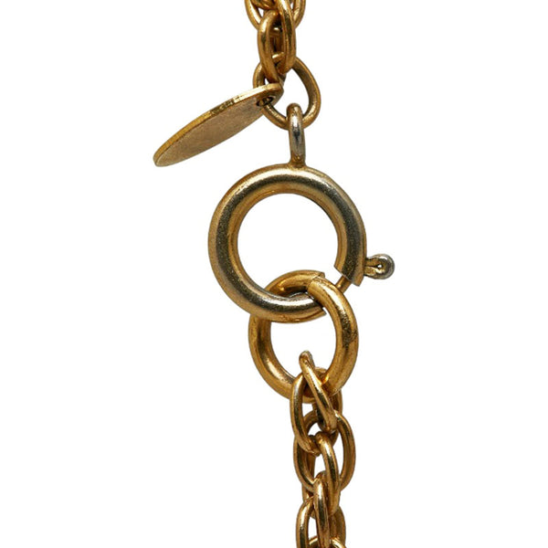 シャネル ヴィンテージ ココマーク ネックレス ゴールド メッキ レディース CHANEL 【中古】