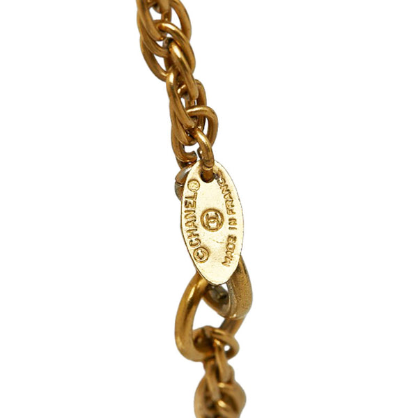 シャネル ヴィンテージ ココマーク ネックレス ゴールド メッキ レディース CHANEL 【中古】