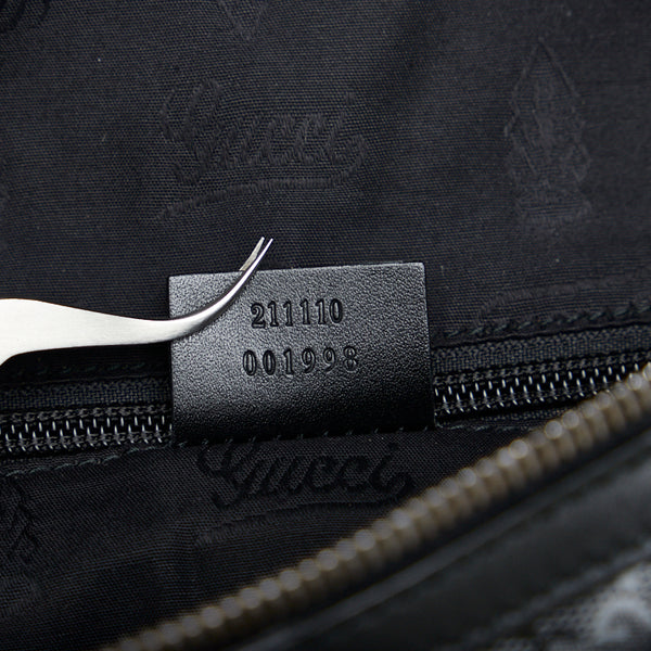 グッチ GGインプリメ ボディバッグ ウエストバッグ ショルダーバッグ 211110 ブラック PVC レザー レディース GUCCI 【中古】