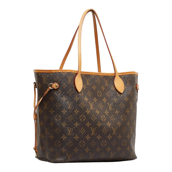 ルイ ヴィトン モノグラム ネヴァーフルMM ショルダーバッグ トートバッグ M40156 ブラウン PVC レザー レディース LOUIS VUITTON 【中古】