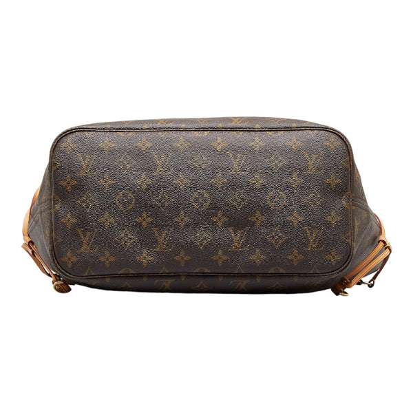ルイ ヴィトン モノグラム ネヴァーフルMM ショルダーバッグ トートバッグ M40156 ブラウン PVC レザー レディース LOUIS VUITTON 【中古】
