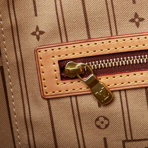 ルイ ヴィトン モノグラム ネヴァーフルMM ショルダーバッグ トートバッグ M40156 ブラウン PVC レザー レディース LOUIS VUITTON 【中古】