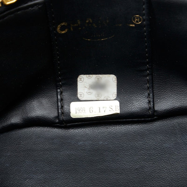 シャネル ココマーク ハンドバッグ バニティバッグ ブラック キャビアスキン レディース CHANEL 【中古】