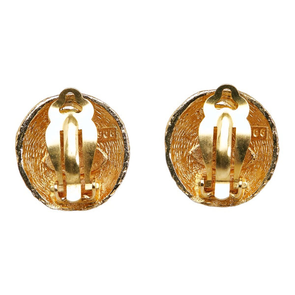 シャネル ココマーク メッシュ 編み込み イヤリング ゴールド レディース CHANEL 【中古】