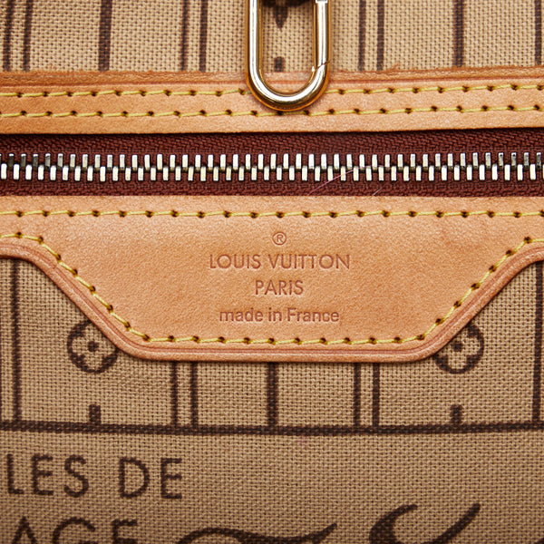 ルイ ヴィトン モノグラム ネヴァーフルPM ハンドバッグ トートバッグ M41245 ブラウン PVC レザー レディース LOUIS VUITTON 【中古】
