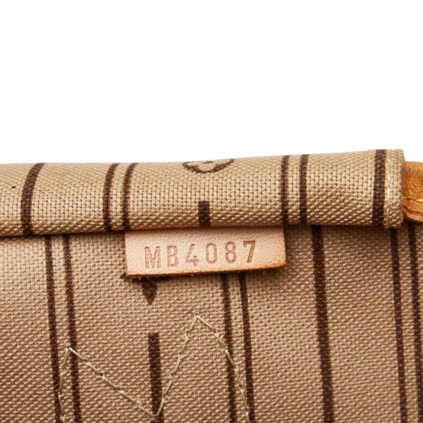ルイ ヴィトン モノグラム ネヴァーフルPM ハンドバッグ トートバッグ M41245 ブラウン PVC レザー レディース LOUIS VUITTON 【中古】