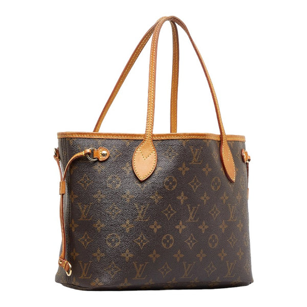 ルイ ヴィトン モノグラム ネヴァーフルPM ハンドバッグ トートバッグ M41245 ブラウン PVC レザー レディース LOUIS VUITTON 【中古】