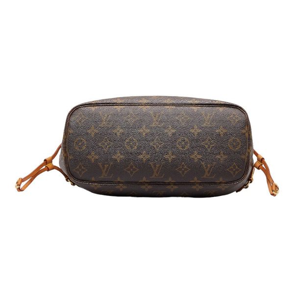 ルイ ヴィトン モノグラム ネヴァーフルPM ハンドバッグ トートバッグ M41245 ブラウン PVC レザー レディース LOUIS VUITTON 【中古】