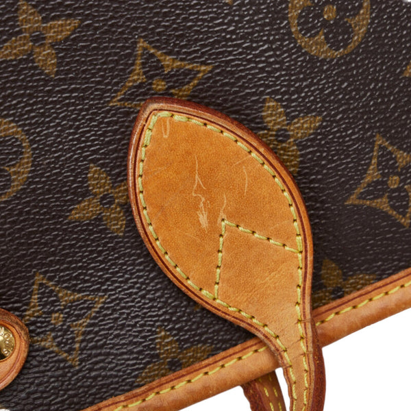 ルイ ヴィトン モノグラム ネヴァーフルPM ハンドバッグ トートバッグ M41245 ブラウン PVC レザー レディース LOUIS VUITTON 【中古】