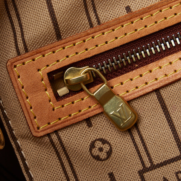ルイ ヴィトン モノグラム ネヴァーフルPM ハンドバッグ トートバッグ M41245 ブラウン PVC レザー レディース LOUIS VUITTON 【中古】