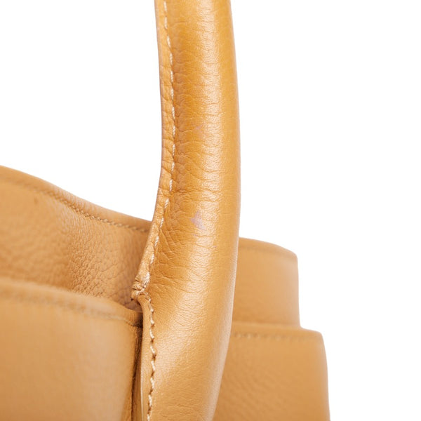 シャネル ココマーク エクゼクティブトート ゴールド金具 ハンドバッグ ショルダーバッグ 2WAY ベージュ レザー レディース CHANEL 【中古】