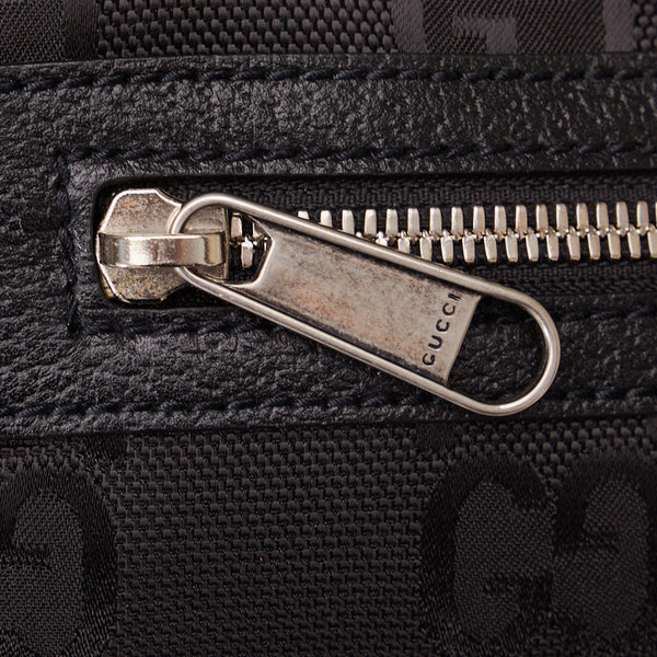 グッチ GGナイロン オフザグリッド ベルトバッグ ウエストバッグ  ボディバッグ 631341 ブラック ナイロン レザー レディース GUCCI 【中古】