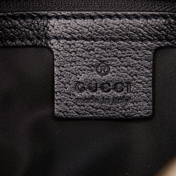 グッチ GGナイロン オフザグリッド ベルトバッグ ウエストバッグ  ボディバッグ 631341 ブラック ナイロン レザー レディース GUCCI 【中古】