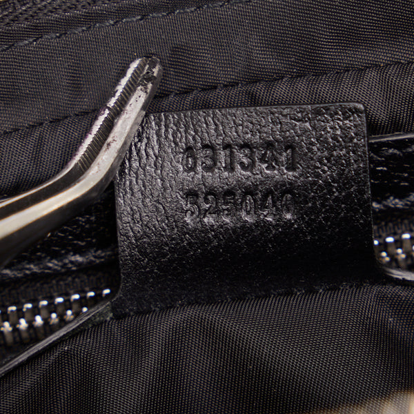 グッチ GGナイロン オフザグリッド ベルトバッグ ウエストバッグ  ボディバッグ 631341 ブラック ナイロン レザー レディース GUCCI 【中古】