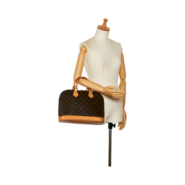 ルイ ヴィトン モノグラム アルマPM ハンドバッグ M51130 ブラウン PVC レザー レディース LOUIS VUITTON 【中古】