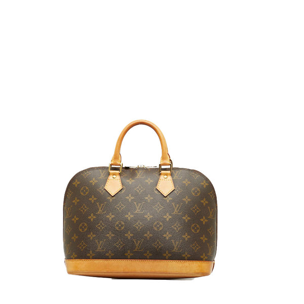 ルイ ヴィトン モノグラム アルマPM ハンドバッグ M51130 ブラウン PVC レザー レディース LOUIS VUITTON 【中古】
