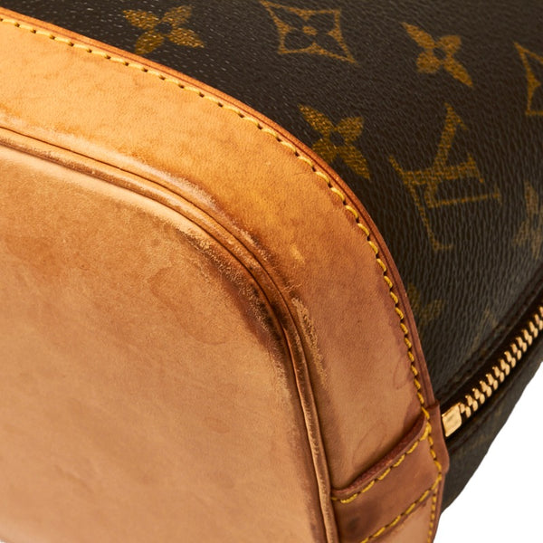 ルイ ヴィトン モノグラム アルマPM ハンドバッグ M51130 ブラウン PVC レザー レディース LOUIS VUITTON 【中古】