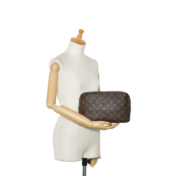 ルイ ヴィトン モノグラム トゥルーストワレット 28 セカンドバッグ クラッチバッグ M47522 ブラウン PVC レディース LOUIS VUITTON 【中古】