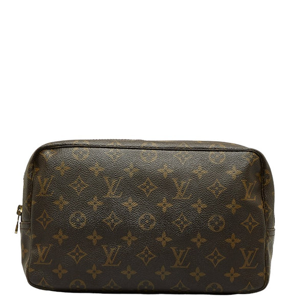 ルイ ヴィトン モノグラム トゥルーストワレット 28 セカンドバッグ クラッチバッグ M47522 ブラウン PVC レディース LOUIS VUITTON 【中古】