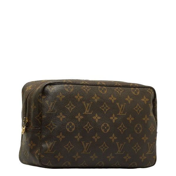 ルイ ヴィトン モノグラム トゥルーストワレット 28 セカンドバッグ クラッチバッグ M47522 ブラウン PVC レディース LOUIS VUITTON 【中古】