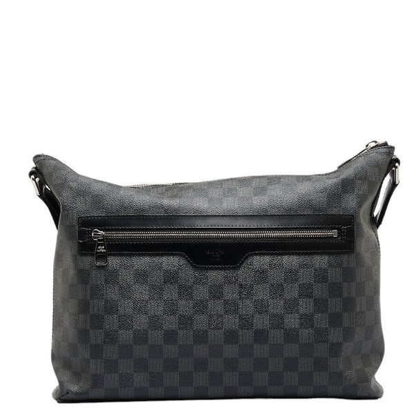 ルイ ヴィトン ダミエ グラフィット ミックMM ショルダーバッグ N41106 ブラック PVC レザー メンズ LOUIS VUITTON 【中古】