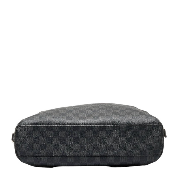 ルイ ヴィトン ダミエ グラフィット ミックMM ショルダーバッグ N41106 ブラック PVC レザー メンズ LOUIS VUITTON 【中古】