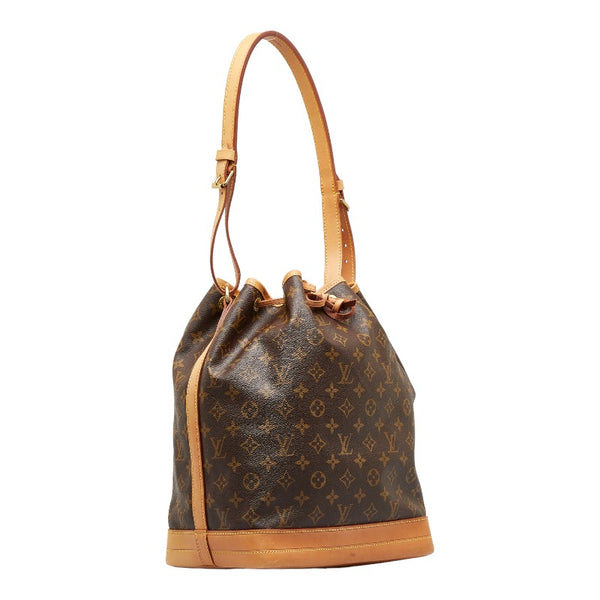 ルイ ヴィトン モノグラム ノエ ショルダーバッグ M42224 ブラウン PVC レザー レディース LOUIS VUITTON 【中古】