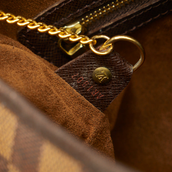 ルイ ヴィトン ダミエ マレ トートバッグ ショルダーバッグ バケットバッグ N42240 ブラウン PVC レザー レディース LOUIS VUITTON 【中古】