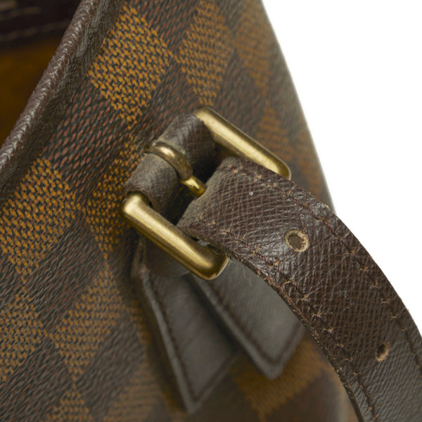 ルイ ヴィトン ダミエ マレ トートバッグ ショルダーバッグ バケットバッグ N42240 ブラウン PVC レザー レディース LOUIS VUITTON 【中古】