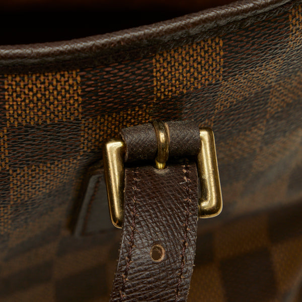 ルイ ヴィトン ダミエ マレ トートバッグ ショルダーバッグ バケットバッグ N42240 ブラウン PVC レザー レディース LOUIS VUITTON 【中古】