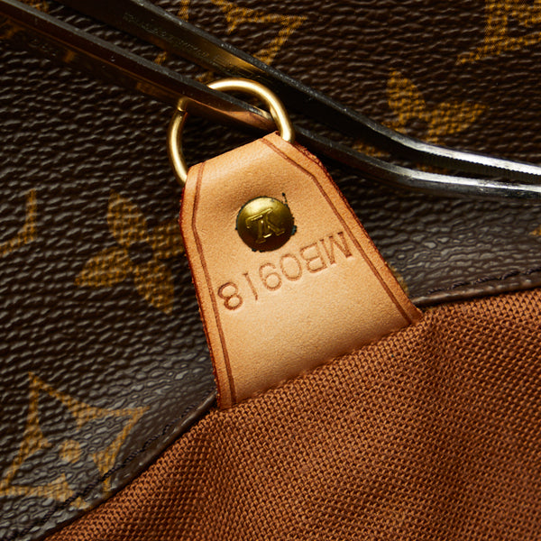 ルイ ヴィトン モノグラム サックショッピング トートバッグ ショルダーバッグ M51109 ブラウン PVC レザー レディース LOUIS VUITTON 【中古】