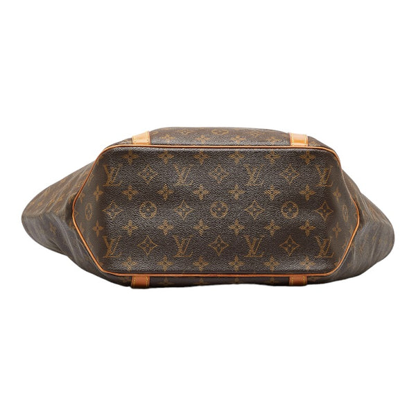 ルイ ヴィトン モノグラム サックショッピング トートバッグ ショルダーバッグ M51109 ブラウン PVC レザー レディース LOUIS VUITTON 【中古】