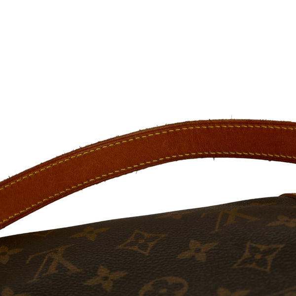 ルイ ヴィトン モノグラム サックショッピング トートバッグ ショルダーバッグ M51109 ブラウン PVC レザー レディース LOUIS VUITTON 【中古】