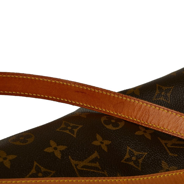 ルイ ヴィトン モノグラム サックショッピング トートバッグ ショルダーバッグ M51109 ブラウン PVC レザー レディース LOUIS VUITTON 【中古】