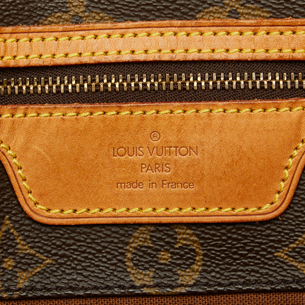 ルイ ヴィトン モノグラム サックショッピング トートバッグ ショルダーバッグ M51109 ブラウン PVC レザー レディース LOUIS VUITTON 【中古】