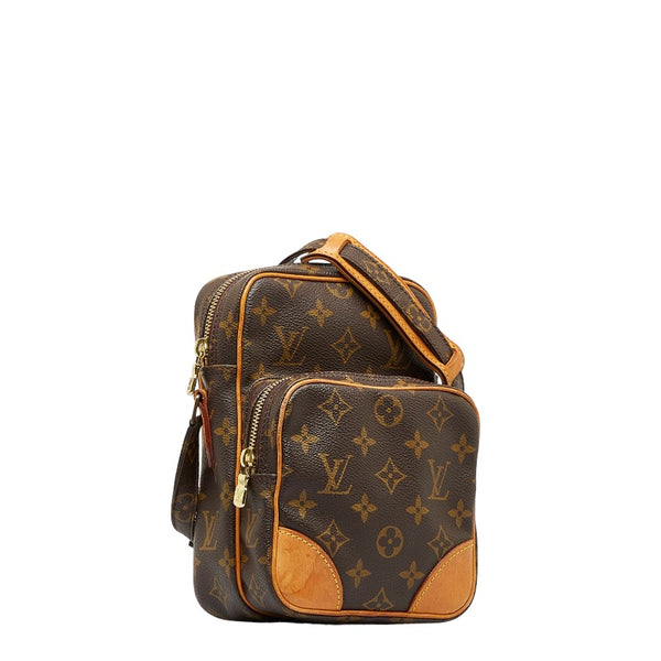 ルイ ヴィトン モノグラム アマゾン 斜め掛け ショルダーバッグ M45236 ブラウン PVC レザー レディース LOUIS VUITTON 【中古】