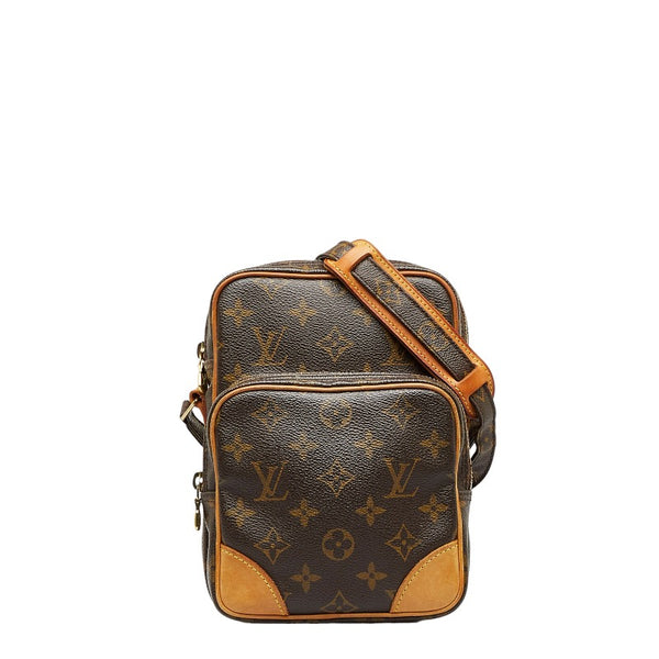 ルイ ヴィトン モノグラム アマゾン 斜め掛け ショルダーバッグ M45236 ブラウン PVC レザー レディース LOUIS VUITTON 【中古】