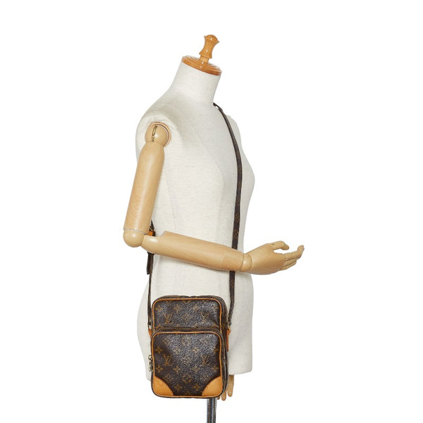 ルイ ヴィトン モノグラム アマゾン 斜め掛け ショルダーバッグ M45236 ブラウン PVC レザー レディース LOUIS VUITTON 【中古】