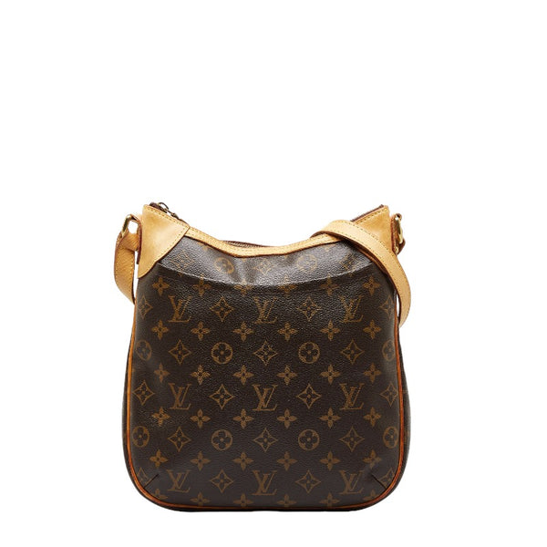 ルイ ヴィトン モノグラム オデオンPM 斜め掛け ショルダーバッグ  M56390 ブラウン PVC レザー レディース LOUIS VUITTON 【中古】