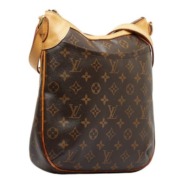 ルイ ヴィトン モノグラム オデオンPM 斜め掛け ショルダーバッグ  M56390 ブラウン PVC レザー レディース LOUIS VUITTON 【中古】