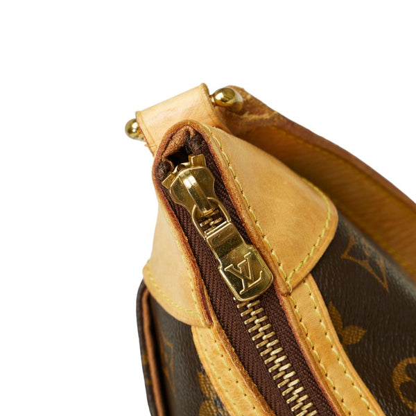 ルイ ヴィトン モノグラム オデオンPM 斜め掛け ショルダーバッグ  M56390 ブラウン PVC レザー レディース LOUIS VUITTON 【中古】