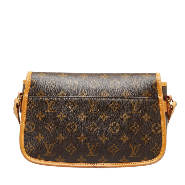 ルイ ヴィトン モノグラム ソローニュ 斜め掛け ショルダーバッグ M42250 ブラウン PVC レザー レディース LOUIS VUITTON 【中古】