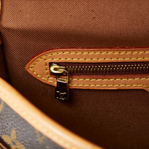ルイ ヴィトン モノグラム ソローニュ 斜め掛け ショルダーバッグ M42250 ブラウン PVC レザー レディース LOUIS VUITTON 【中古】