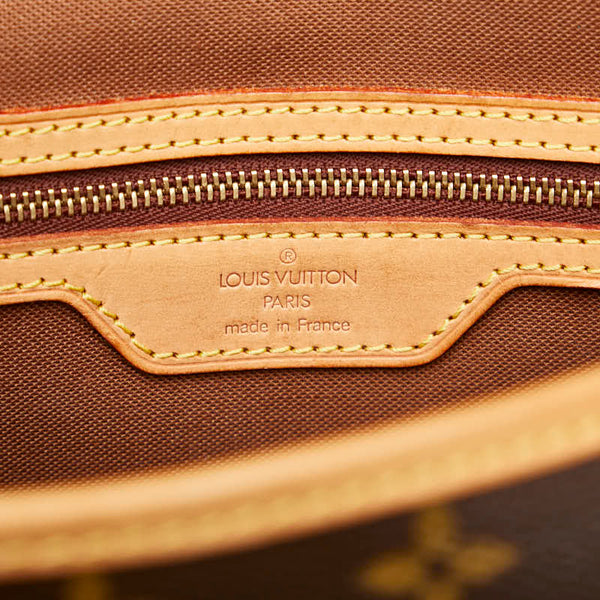 ルイ ヴィトン モノグラム ソローニュ 斜め掛け ショルダーバッグ M42250 ブラウン PVC レザー レディース LOUIS VUITTON 【中古】