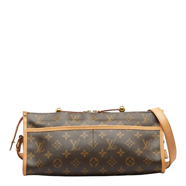 ルイ ヴィトン モノグラム ポパンクール ロン ショルダーバッグ M40008 ブラウン PVC レザー レディース LOUIS VUITTON 【中古】