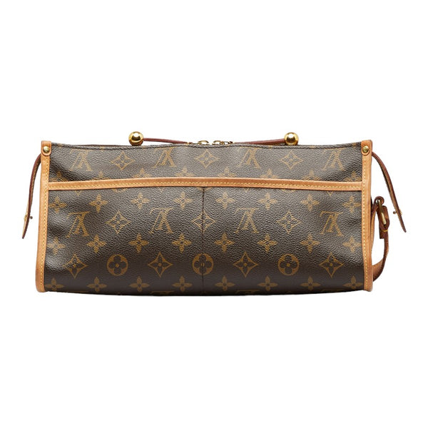 ルイ ヴィトン モノグラム ポパンクール ロン ショルダーバッグ M40008 ブラウン PVC レザー レディース LOUIS VUITTON 【中古】