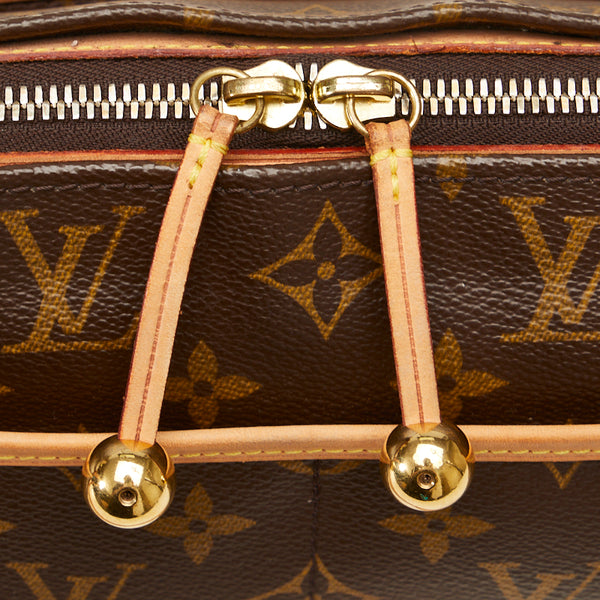 ルイ ヴィトン モノグラム ポパンクール ロン ショルダーバッグ M40008 ブラウン PVC レザー レディース LOUIS VUITTON 【中古】