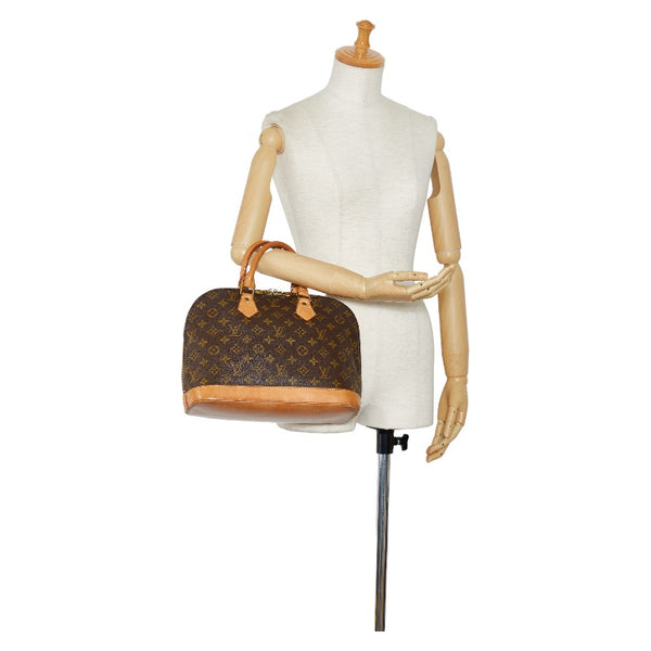 ルイ ヴィトン モノグラム アルマPM ハンドバッグ M51130 ブラウン PVC レザー レディース LOUIS VUITTON 【中古】