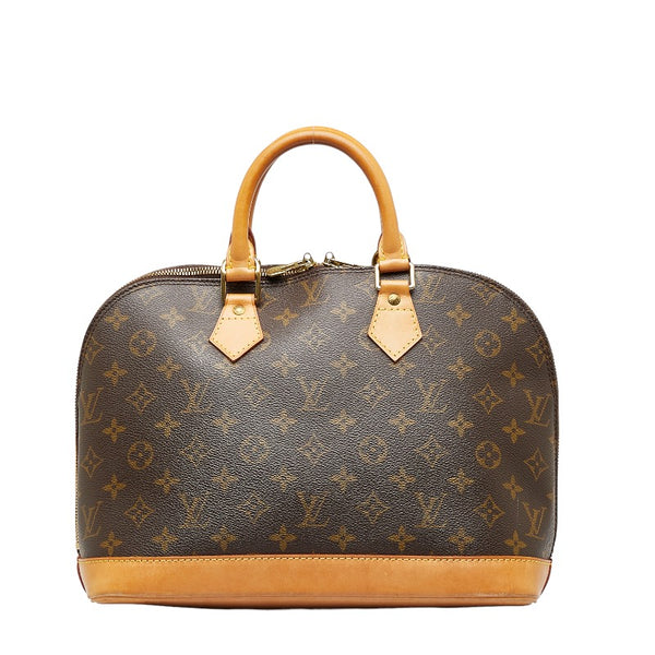 ルイ ヴィトン モノグラム アルマPM ハンドバッグ M51130 ブラウン PVC レザー レディース LOUIS VUITTON 【中古】
