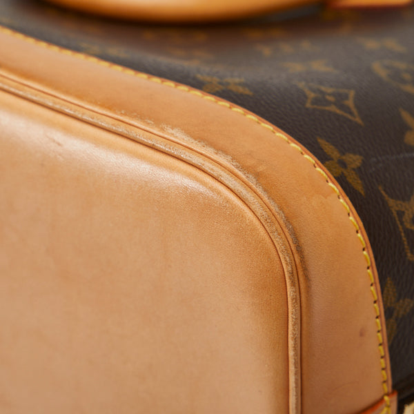 ルイ ヴィトン モノグラム アルマPM ハンドバッグ M51130 ブラウン PVC レザー レディース LOUIS VUITTON 【中古】